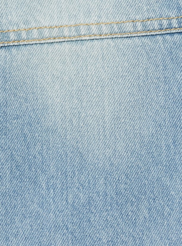 Boys Washed Cargo Jeans