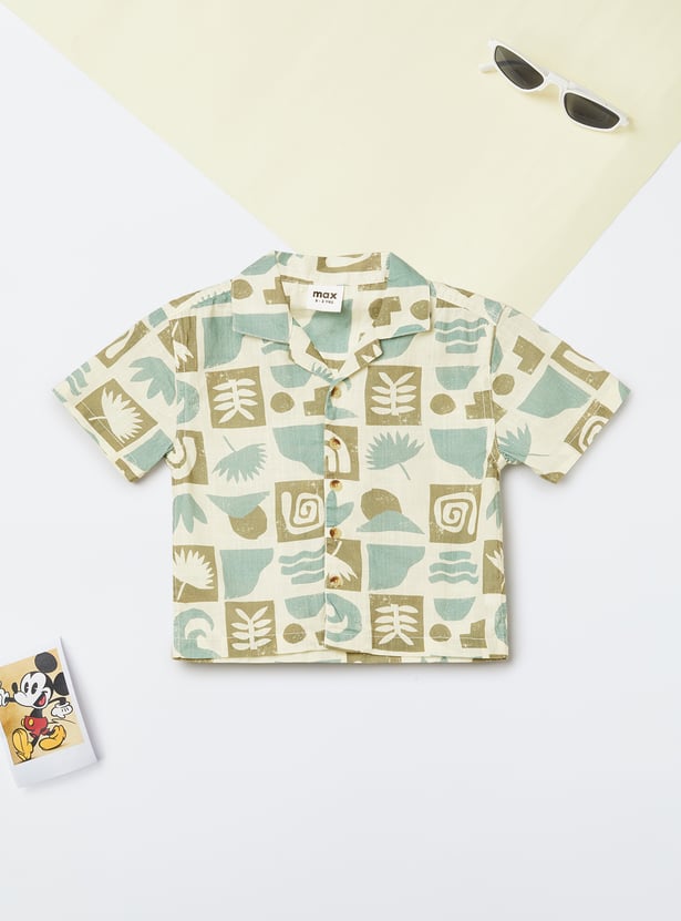 Boys Printed Resort Shirt
