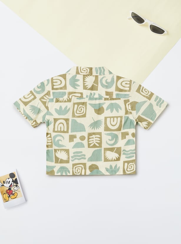 Boys Printed Resort Shirt