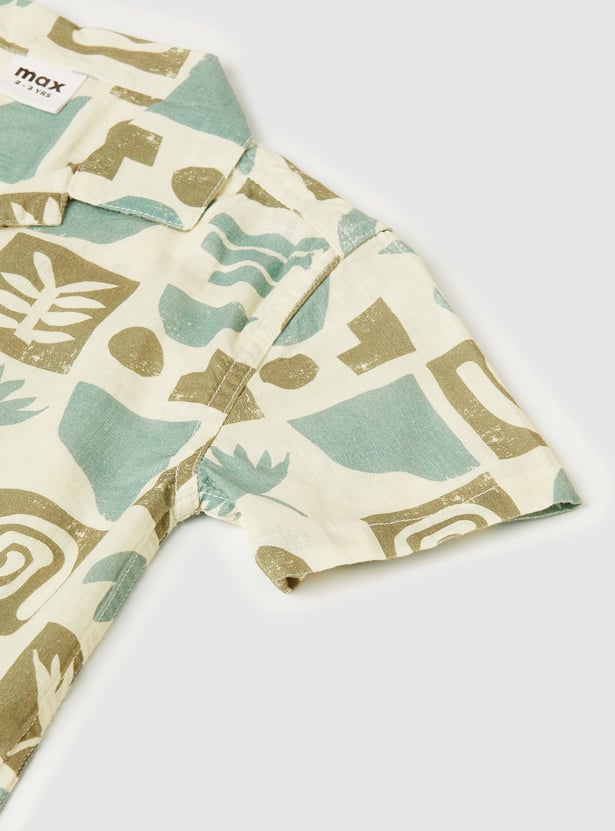 Boys Printed Resort Shirt