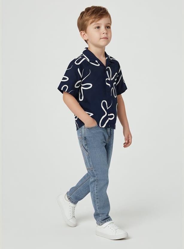 Boys Printed Resort Shirt