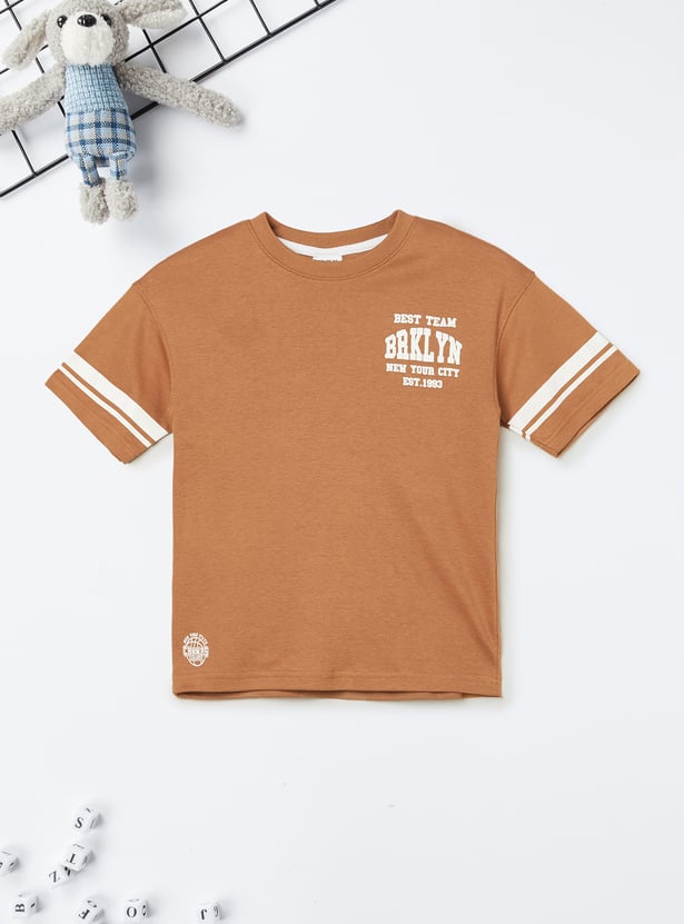 Boys Printed Shorts Set