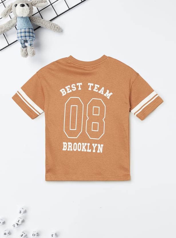 Boys Printed Shorts Set