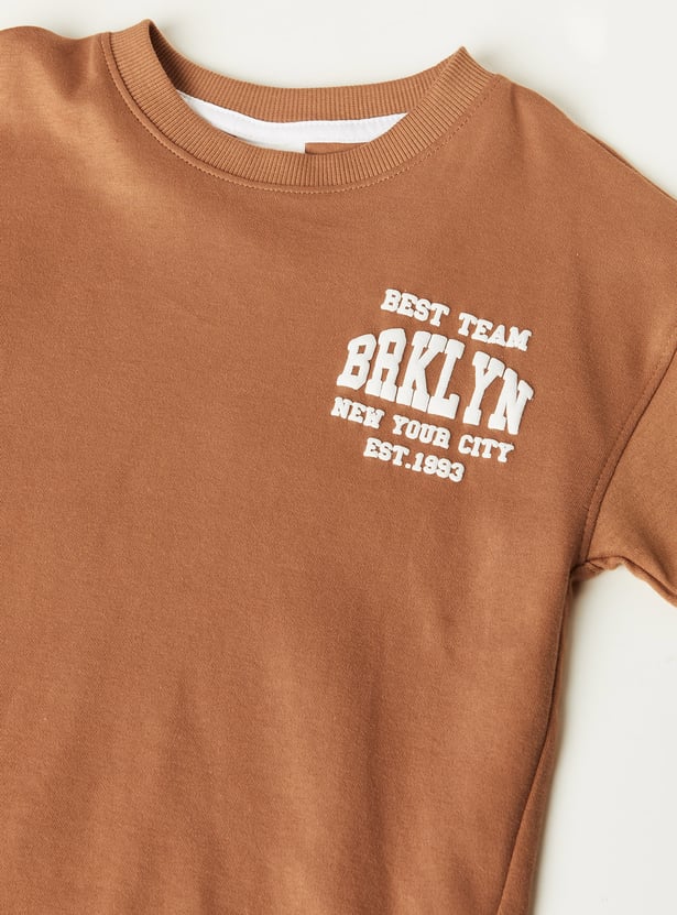 Boys Printed Shorts Set