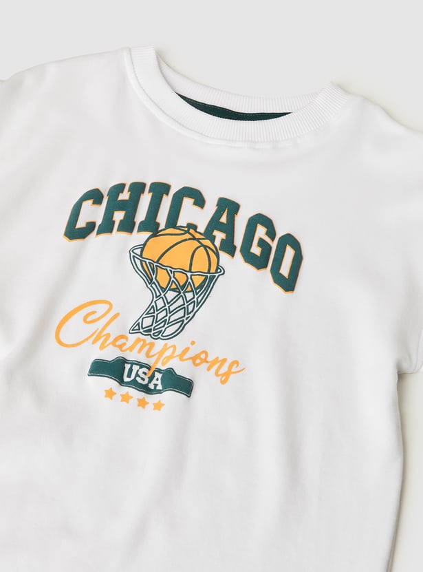 Boys Printed Shorts Set