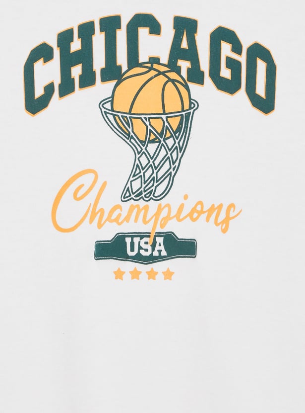 Boys Printed Shorts Set