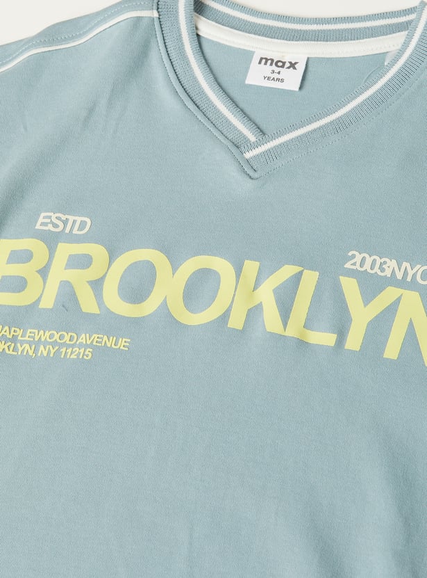 Boys Printed Joggers Set