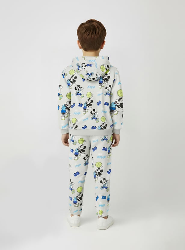 Boys Mickey Printed Joggers Set