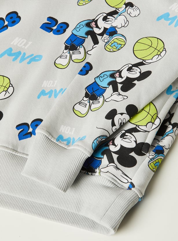 Boys Mickey Printed Joggers Set