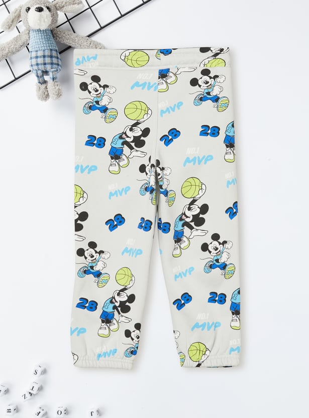 Boys Mickey Printed Joggers Set