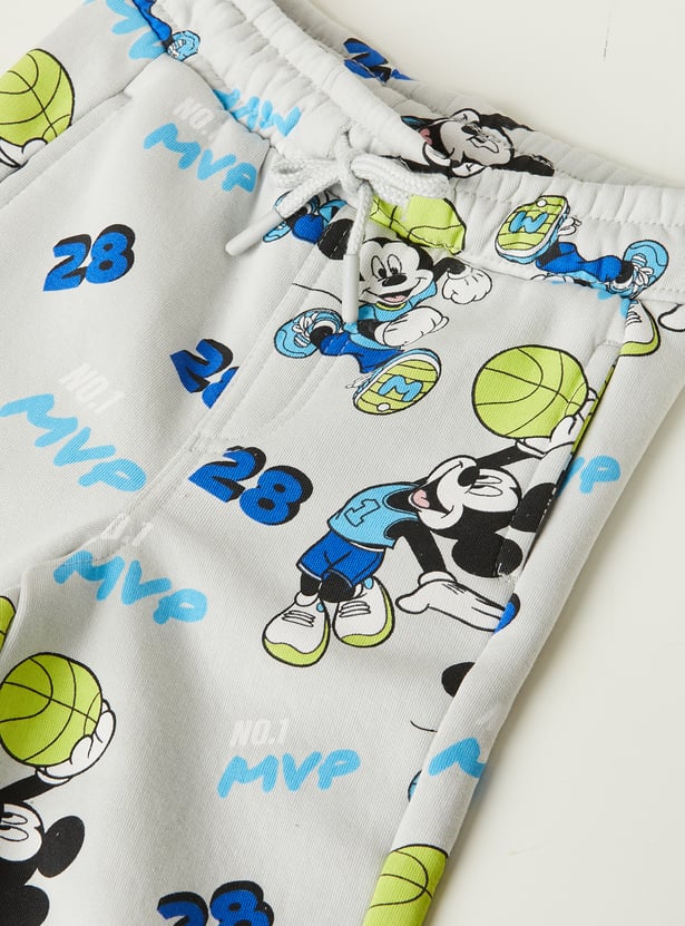 Boys Mickey Printed Joggers Set