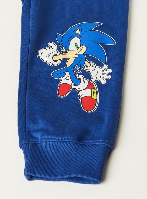Boys Sonic Print Joggers Set