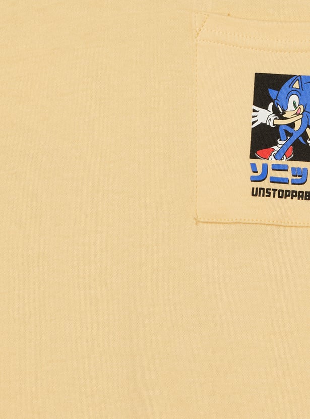 Boys Sonic Print Joggers Set