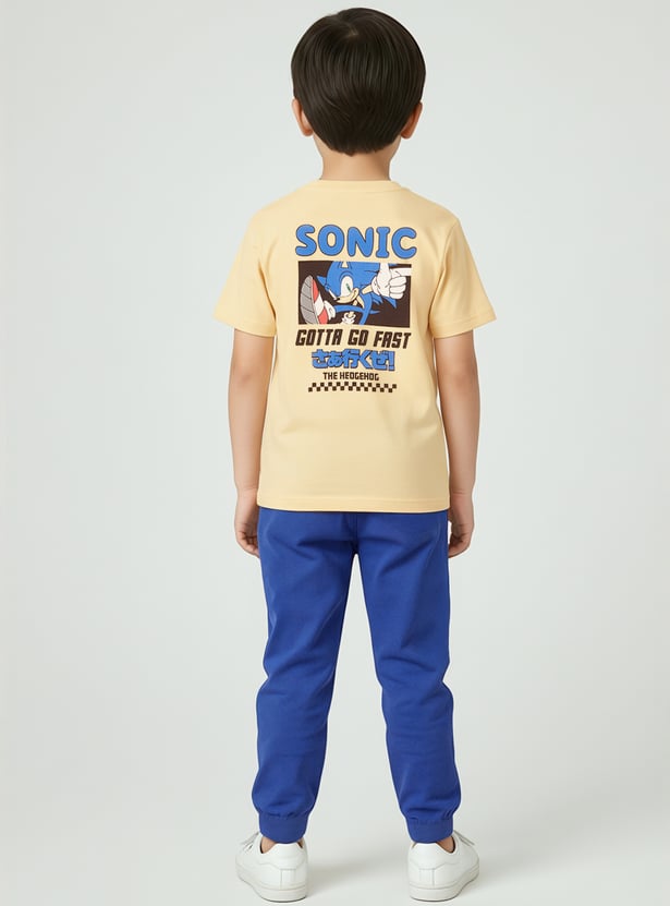 Boys Sonic Print Joggers Set