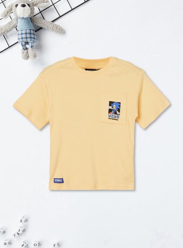 Boys Sonic Print Joggers Set