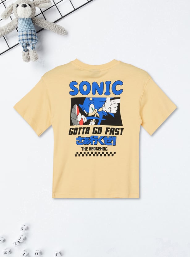 Boys Sonic Print Joggers Set