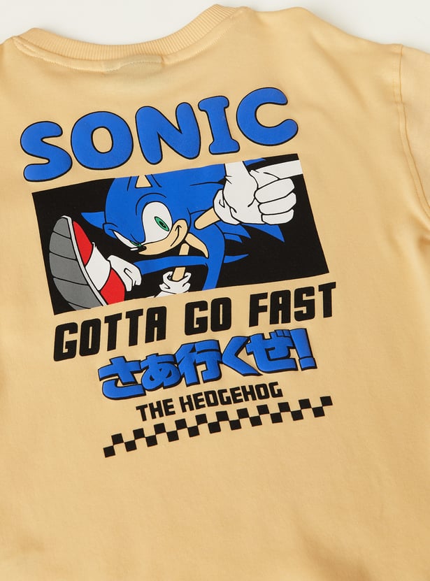 Boys Sonic Print Joggers Set