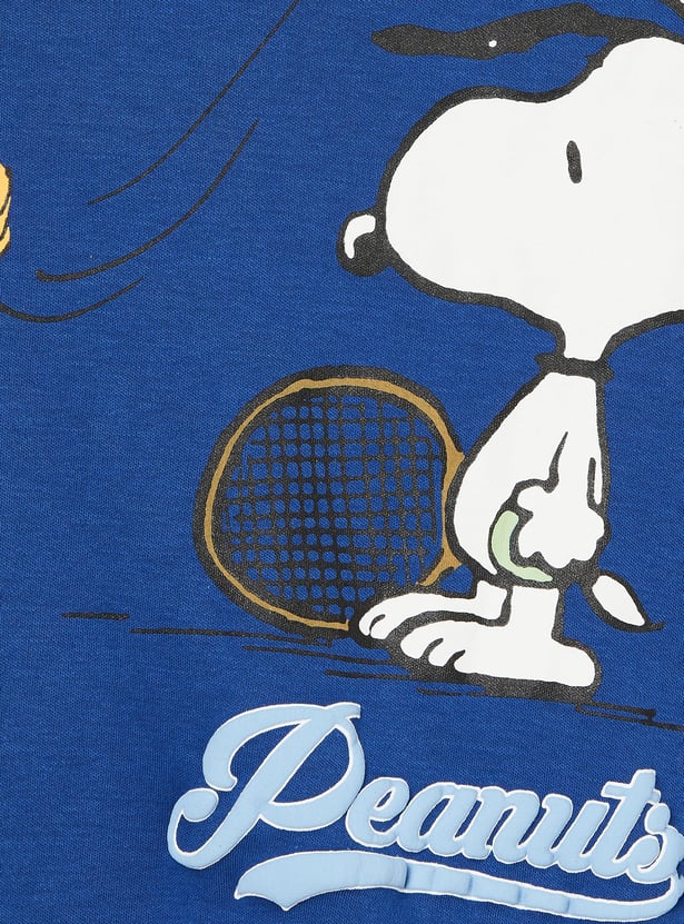 Boys Peanuts Print Joggers Set