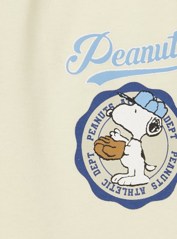 Boys Peanuts Print Joggers Set