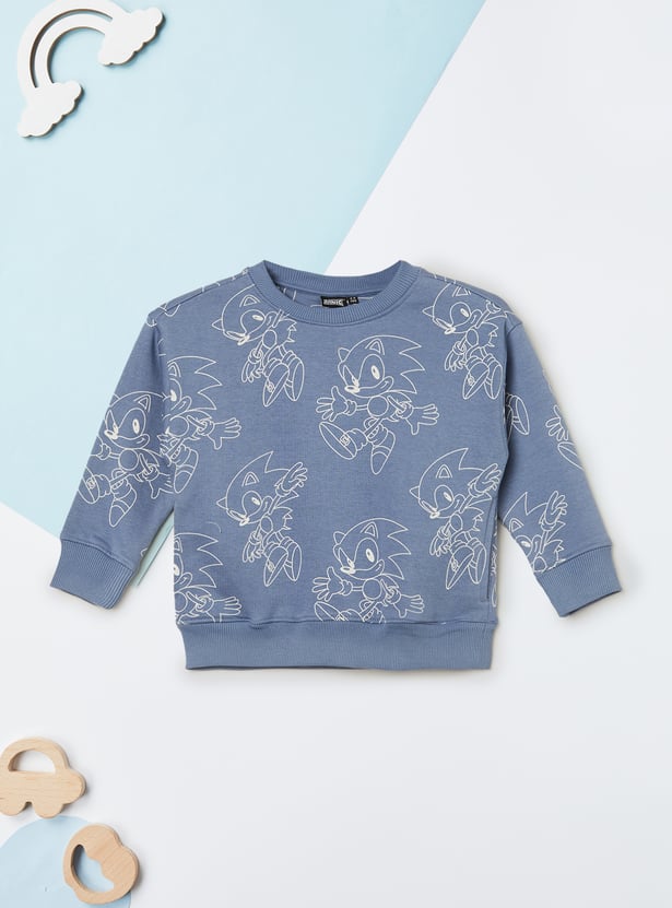 Boys Sonic Print Joggers Set