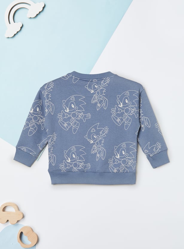 Boys Sonic Print Joggers Set