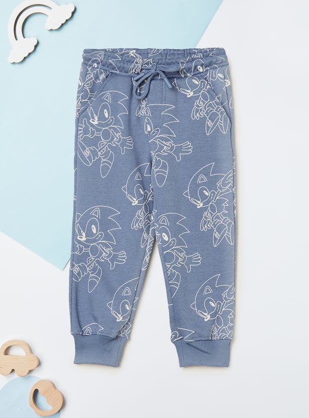 Boys Sonic Print Joggers Set
