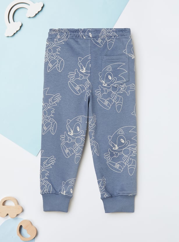 Boys Sonic Print Joggers Set