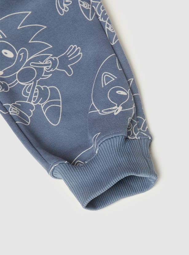 Boys Sonic Print Joggers Set