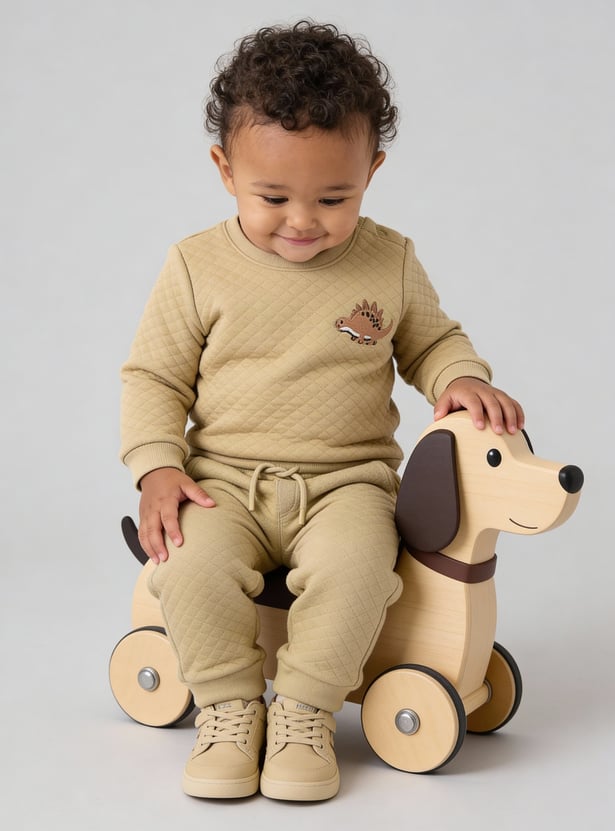 Boys Quilted Joggers Set