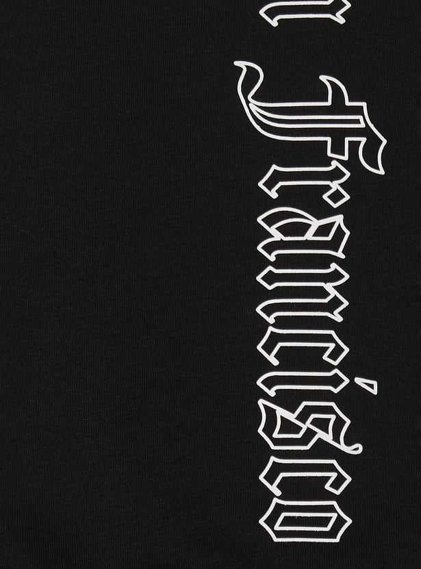 Boys Printed Hooded Sweatshirt