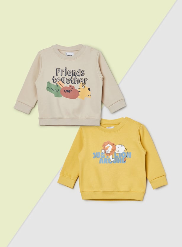 Boys Printed Sweatshirt - Pack of 2