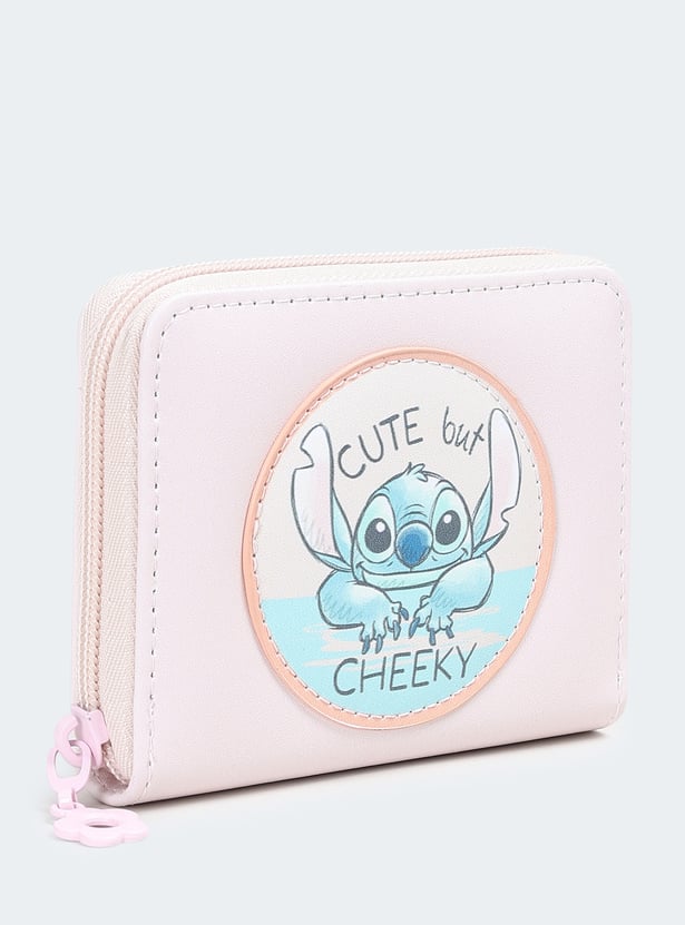 Stitch626 Buy Women Lilo & Stitch Zip Around Wallet Online at just Rs. 399.0