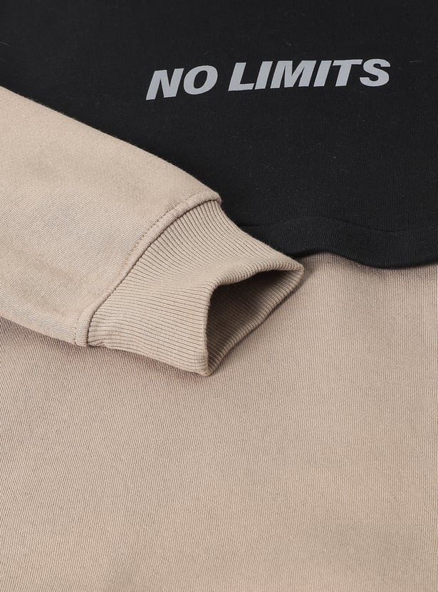 Boys Printed Hooded Sweatshirt