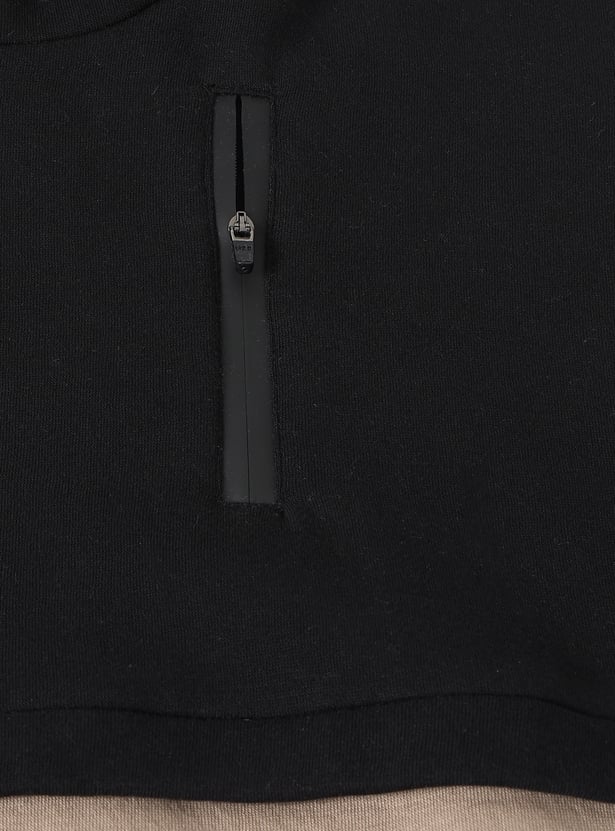 Boys Printed Hooded Sweatshirt