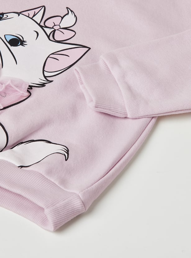 Girls Marie Printed Sweatshirt