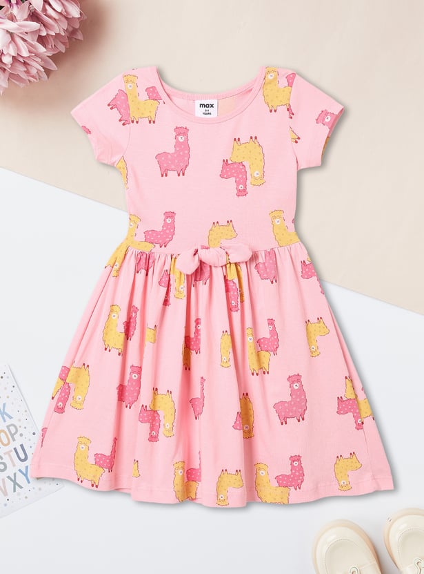Girls Printed Dress