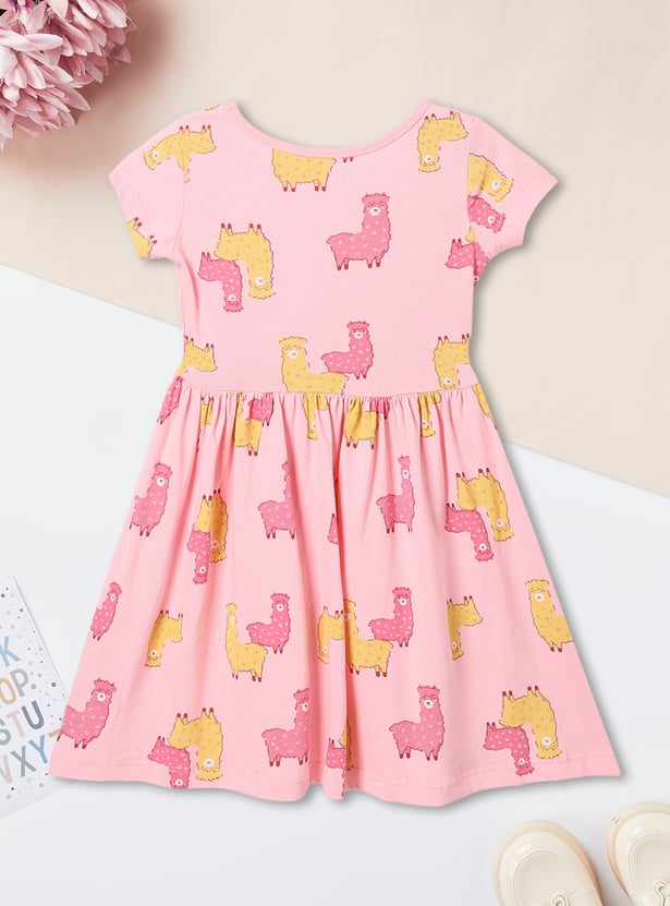 Girls Printed Dress