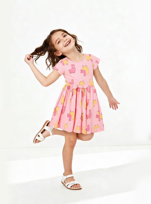 Girls Printed Dress