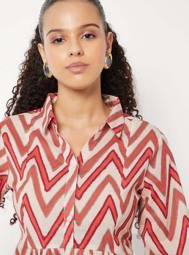 Women Printed A-line Tunic