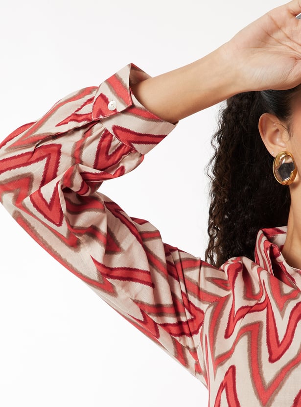 Women Printed A-line Tunic