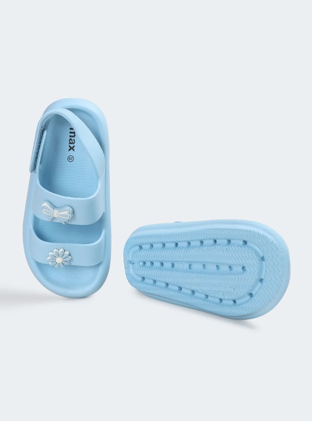 Girls Floral Jibbits Sandals