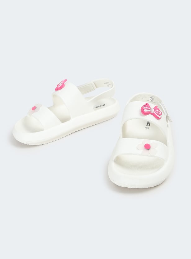 Girls Floral Jibbits Sandals