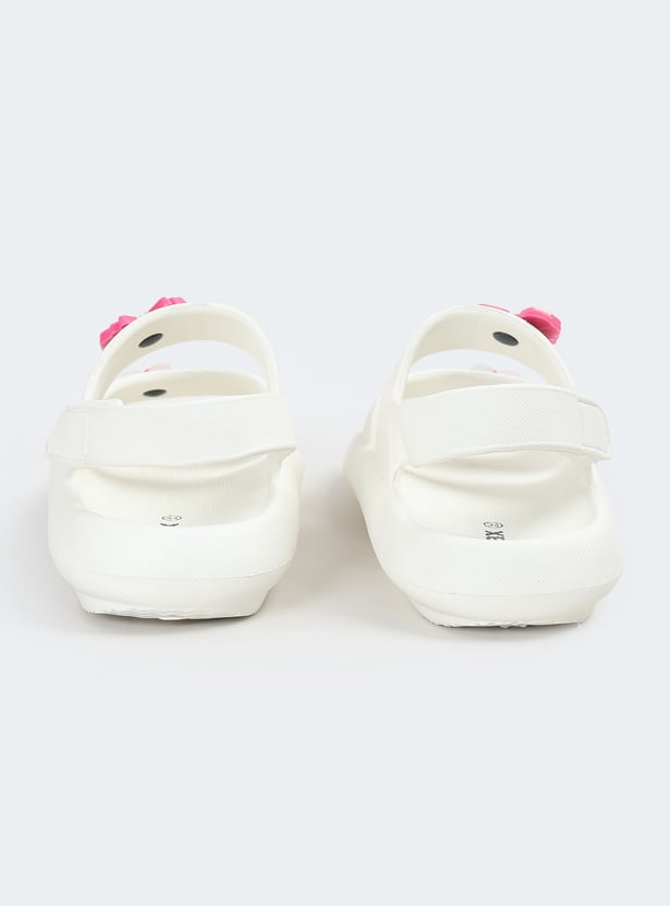 Girls Floral Jibbits Sandals