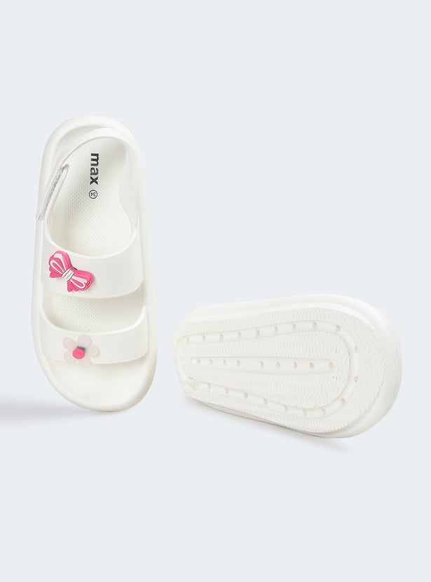 Girls Floral Jibbits Sandals