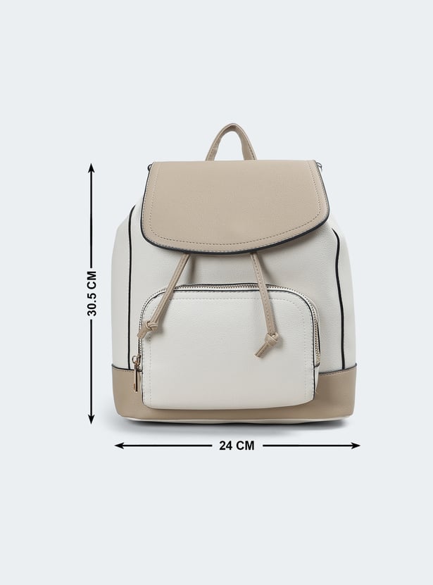 Women Colourblock Backpack