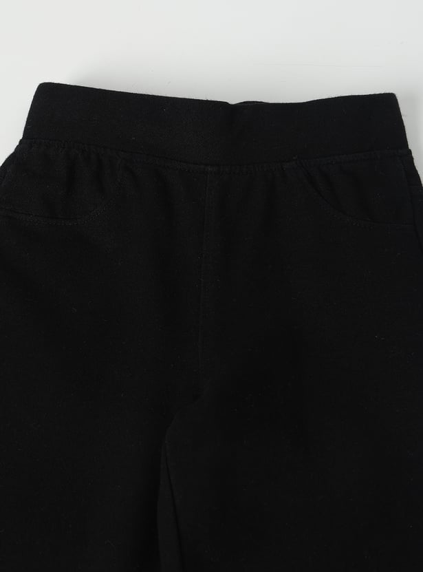 Girls Solid Track Pants