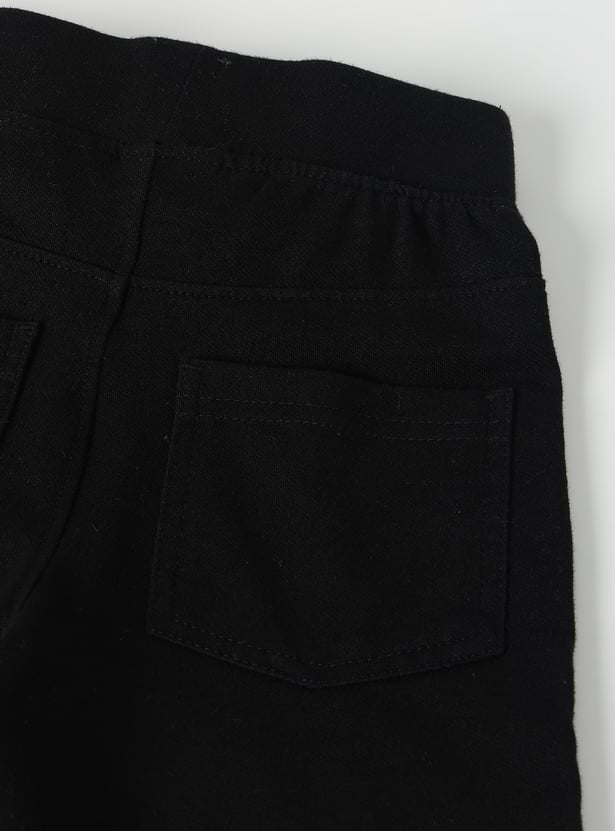 Girls Solid Track Pants