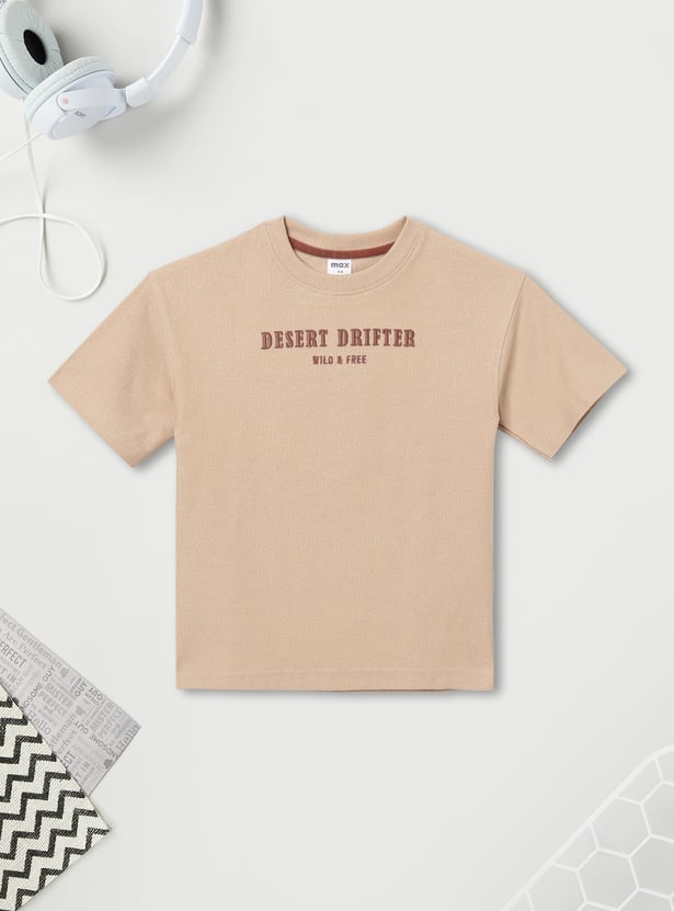 Boys Printed Oversized T-shirt