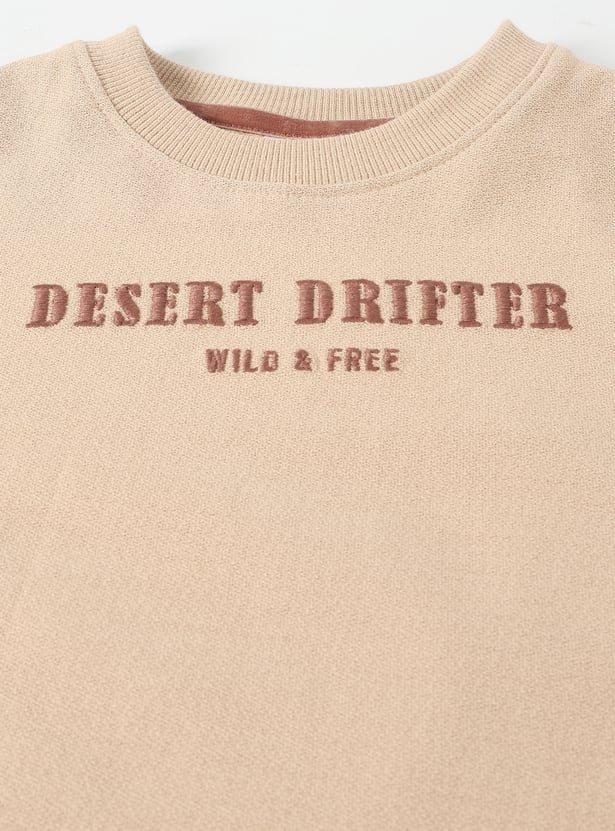 Boys Printed Oversized T-shirt