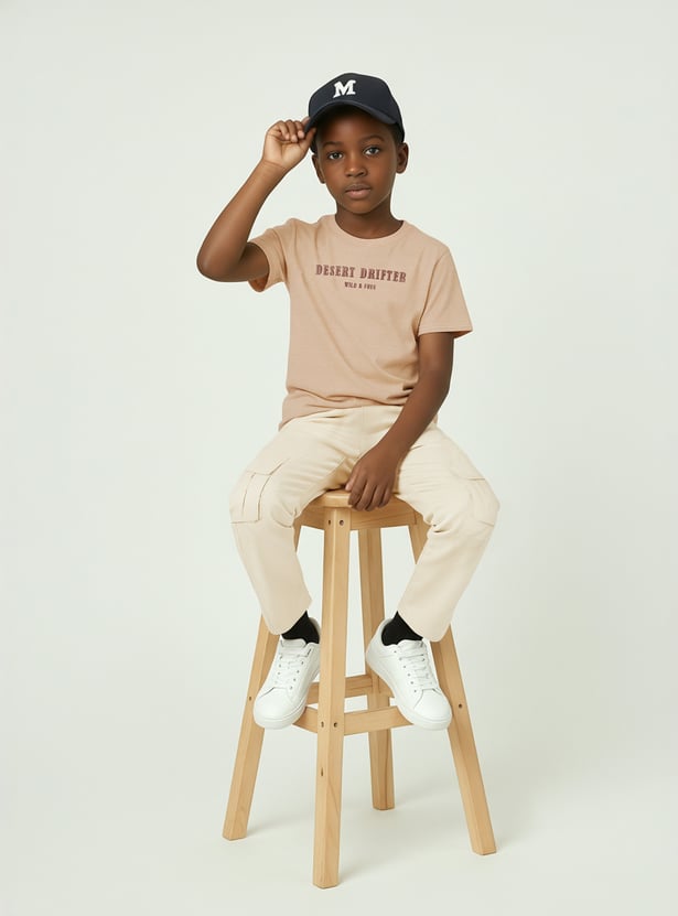 Boys Printed Oversized T-shirt